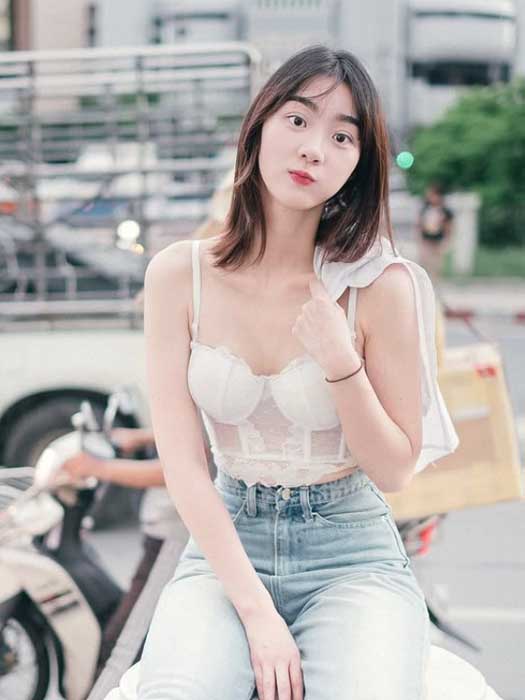 ppangchn เปิดวาร์ป น้อง แป้ง นางแบบ สวยเซ็กซี่ ดาวติ๊กต๊อก โซเซียล 14